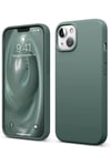 Mey İthalat®  iPhone 14 Kılıf First Silikon - Koyu Yeşil