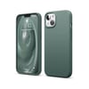 Mey İthalat®  iPhone 14 Kılıf First Silikon - Koyu Yeşil