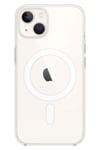 Mey İthalat®  iPhone 14 Kılıf Magneticsafe Şeffaf Silikon - Şeffaf