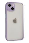 Mey İthalat®  iPhone 14 Kılıf Montreal Silikon Kapak - Mor