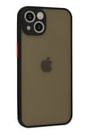 Mey İthalat®  iPhone 14 Kılıf Montreal Silikon Kapak - Siyah