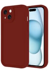 Mey İthalat®  iPhone 14 Kılıf Viera Silikon - Bordo
