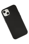 Mey İthalat®  iPhone 14 Plus Kılıf Asya Deri Silikon - Siyah