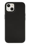 Mey İthalat®  iPhone 14 Plus Kılıf Asya Deri Silikon - Siyah
