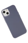 Mey İthalat®  iPhone 14 Plus Kılıf Asya Deri Silikon - Mor