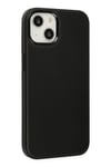 Mey İthalat®  iPhone 14 Plus Kılıf Asya Deri Silikon - Siyah
