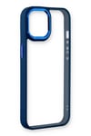 Mey İthalat®  iPhone 14 Plus Kılıf Dora Kapak - Mavi