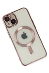 Mey İthalat®  iPhone 14 Plus Kılıf Kross Magneticsafe Kapak - Rose