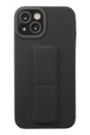 Mey İthalat®  iPhone 14 Plus Kılıf Mega Standlı Silikon - Siyah