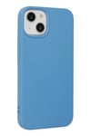 Mey İthalat®  iPhone 14 Plus Kılıf Nano içi Kadife Silikon - Mavi