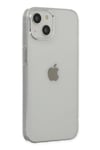 Mey İthalat®  iPhone 14 Plus Kılıf Pc Sert Şeffaf Kapak - Şeffaf