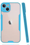 Mey İthalat®  iPhone 14 Plus Kılıf Platin Silikon - Mavi