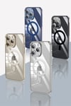 Mey İthalat®  iPhone 14 Pro Drop Magsafe Kapak - Derin Mor