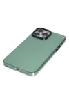 Mey İthalat®  iPhone 14 Pro Kılıf Anka PC Sert Metal Kapak - Yeşil