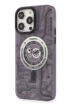Mey İthalat®  iPhone 14 Pro Kılıf Apollo Magneticsafe Desenli Kapak - Apollo Mor - 5