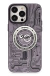 Mey İthalat®  iPhone 14 Pro Kılıf Apollo Magneticsafe Desenli Kapak - Apollo Mor - 5