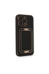 Mey İthalat®  iPhone 14 Pro Kılıf Coco Elit Kapak - Siyah