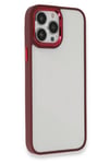 Mey İthalat®  iPhone 14 Pro Kılıf Dora Kapak - Kırmızı