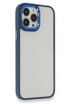 Mey İthalat®  iPhone 14 Pro Kılıf Dora Kapak - Mavi