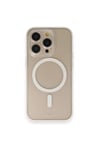 Mey İthalat®  iPhone 14 Pro Kılıf Grand Magneticsafe Kapak - Beyaz
