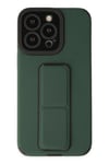 Mey İthalat®  iPhone 14 Pro Kılıf Mega Standlı Silikon - Yeşil