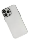 Mey İthalat®  iPhone 14 Pro Kılıf Modos Metal Kapak - Şeffaf
