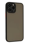 Mey İthalat®  iPhone 14 Pro Kılıf Montreal Silikon Kapak - Siyah