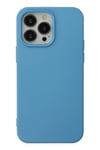 Mey İthalat®  iPhone 14 Pro Kılıf Nano içi Kadife Silikon - Mavi