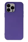 Mey İthalat®  iPhone 14 Pro Kılıf Nano içi Kadife Silikon - Mor