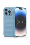 Mey İthalat®  iPhone 14 Pro Kılıf Optimum Silikon - Sky Blue