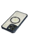 Mey İthalat®  iPhone 14 Pro Kılıf Prag Magneticsafe Kapak - Lacivert