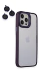 Mey İthalat®  iPhone 14 Pro Kılıf Roblox Lens Standlı Kapak - Mor