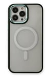 Mey İthalat®  iPhone 14 Pro Kılıf Room Magneticsafe Silikon - Köknar Yeşili