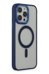 Mey İthalat®  iPhone 14 Pro Kılıf Room Magneticsafe Silikon - Lacivert