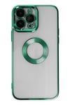 Mey İthalat®  iPhone 14 Pro Kılıf Slot Silikon - Köknar Yeşili
