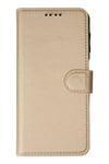 Mey İthalat®  iPhone 14 Pro Kılıf Trend S Plus Kapaklı Kılıf - Gold