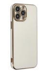 Mey İthalat®  iPhone 14 Pro Kılıf Volet Silikon - Beyaz