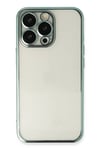 Mey İthalat®  iPhone 14 Pro Max Kılıf  Lensli Silikon - Yeşil