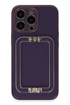 Mey İthalat®  iPhone 14 Pro Max Kılıf Coco Elit Kapak - Derin Mor