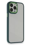 Mey İthalat®  iPhone 14 Pro Max Kılıf Dora Kapak - Haki Yeşil