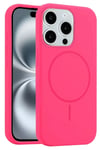 Mey İthalat®  iPhone 14 Pro Max Kılıf Jully Magsafe Kapak - Pembe