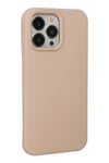 Mey İthalat®  iPhone 14 Pro Max Kılıf Nano içi Kadife Silikon - Pudra