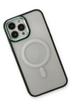 Mey İthalat®  iPhone 14 Pro Max Kılıf Room Magneticsafe Silikon - Köknar Yeşili