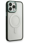 Mey İthalat®  iPhone 14 Pro Max Kılıf Room Magneticsafe Silikon - Köknar Yeşili