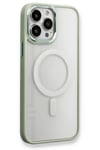 Mey İthalat®  iPhone 14 Pro Max Kılıf Room Magneticsafe Silikon - Su Yeşili