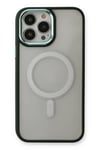 Mey İthalat®  iPhone 14 Pro Max Kılıf Room Magneticsafe Silikon - Köknar Yeşili