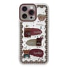 Mey İthalat®  iPhone 14 Pro Max Kılıf Sweet Desenli Silikon Kapak - Şeffaf
