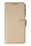 Mey İthalat®  iPhone 14 Pro Max Kılıf Trend S Plus Kapaklı Kılıf - Gold
