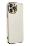 Mey İthalat®  iPhone 14 Pro Max Kılıf Volet Silikon - Beyaz
