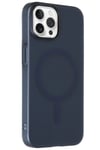 Mey İthalat®  iPhone 14 Pro Max Tuna PC Slim Magsafe Kapak - Lacivert